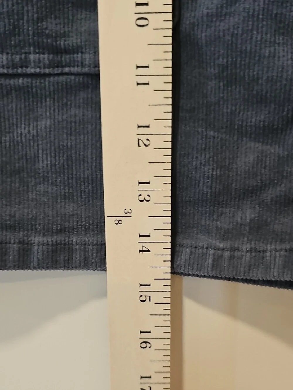 American Eagle High Waisted Corduroy Mini Skirt; EUC; Size 10; Teal color - Picture 5 of 7